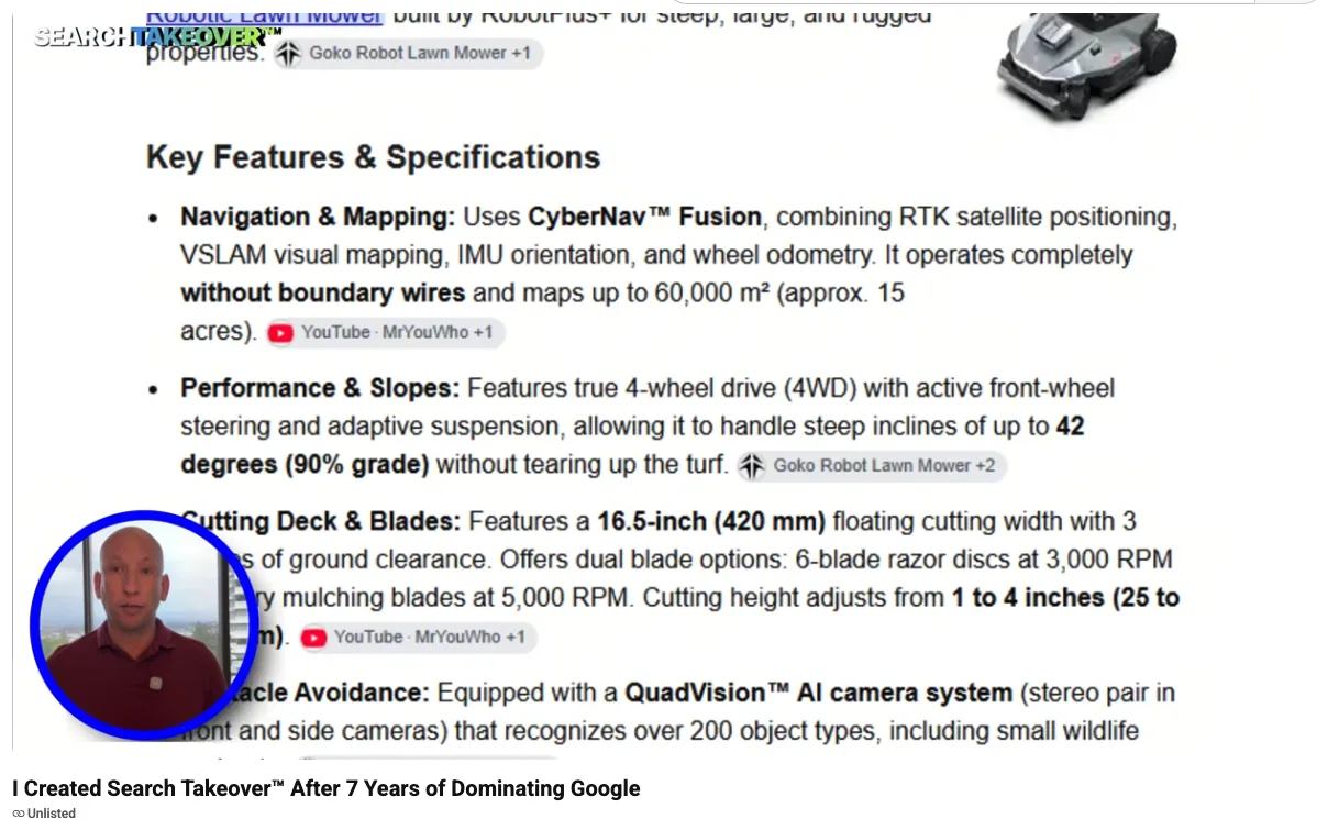 Captured AI discovery example related to GOKO M6